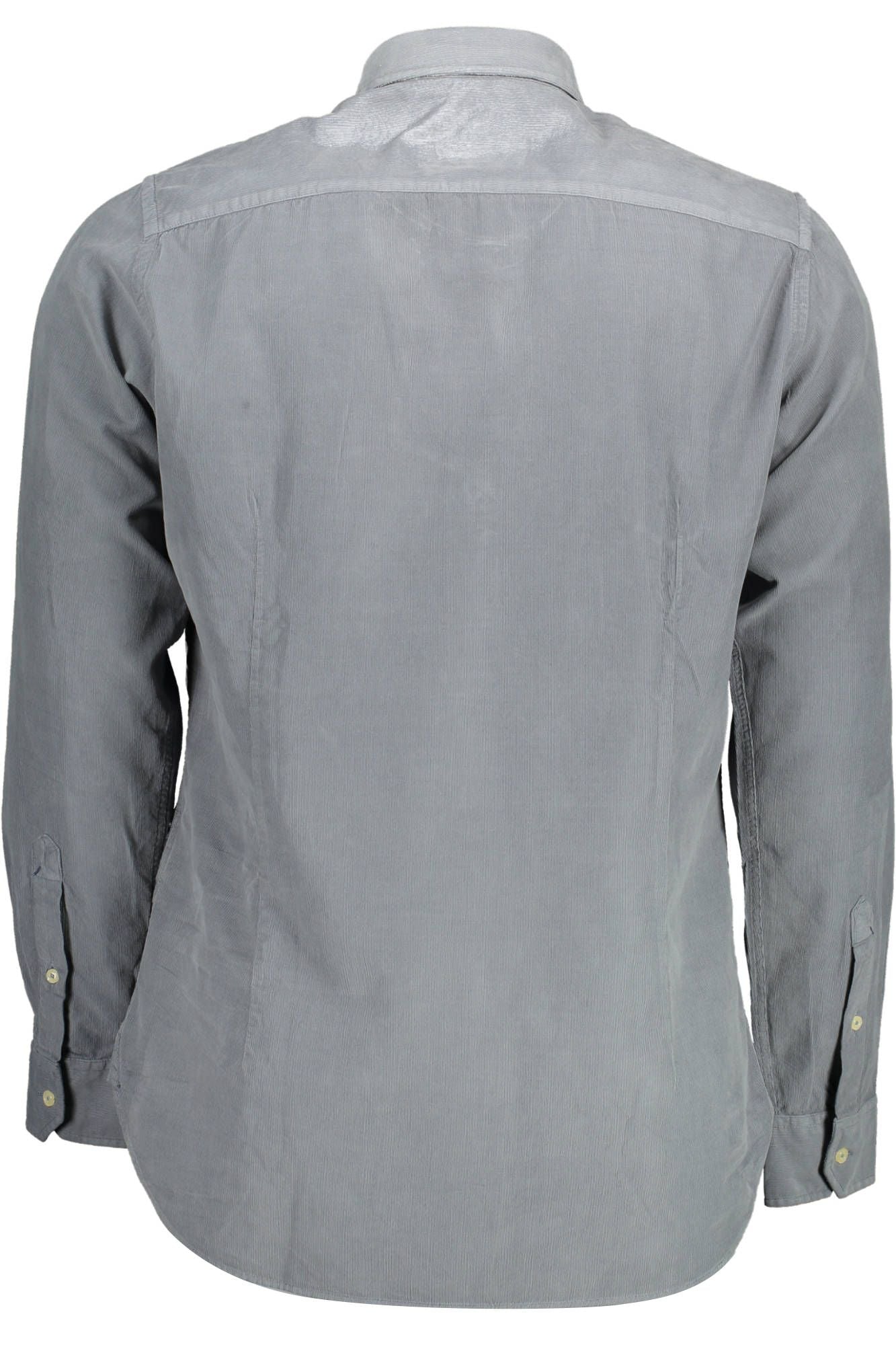 Elegant Slim Fit Blue Button-Down Shirt